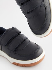 Navy Blue Standard Fit (F) Strap Touch Fastening Trainers - Image 4 of 5