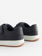 Navy Blue Standard Fit (F) Strap Touch Fastening Trainers - Image 5 of 5