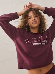 self. Burgundy Red Sweatshirt - Image 1 of 7