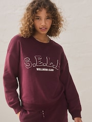 self. Burgundy Red Sweatshirt - Image 2 of 7