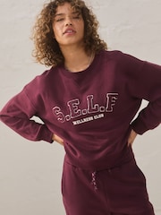 self. Burgundy Red Sweatshirt - Image 4 of 7