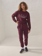 Burgundy Cuffed Joggers - Image 2 of 8