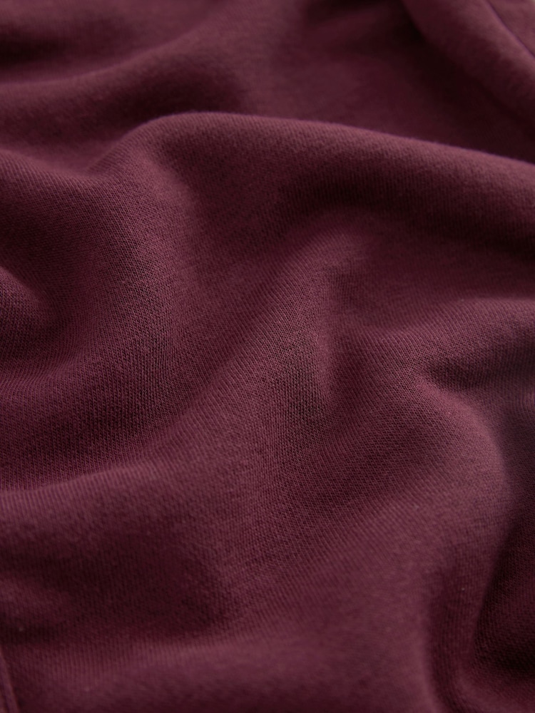 Burgundy Cuffed Joggers - Image 8 of 8