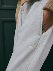 self. Grey Cuffed Joggers - Image 5 of 7