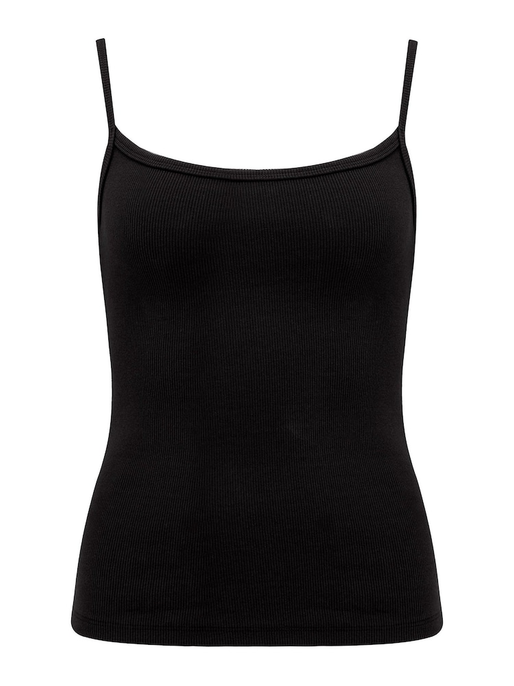 Pour Moi Black Off Duty Long Line Rib Jersey Support Cami Top - Image 5 of 5 Pour Moi Black Off Duty Long Line Rib Jersey Support Cami Top - Image 5 of 5