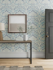 Morris & Co Blue Simply Severn 10.05M Wallpaper - Image 1 of 2