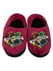 Character Red Harry Potter Fleece Printed Slippers - Image 1 of 4