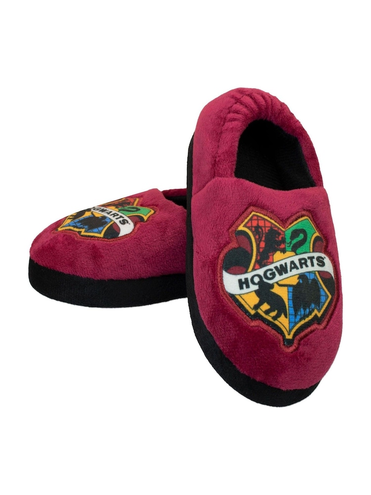 Character Red Harry Potter Fleece Printed Slippers - Image 2 of 4