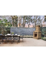 Callow Brown Light Stone Outdoor Wood Burning Fireplace - Image 3 of 3