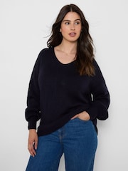 Joe Browns Black Oh So Cosy V-Neck Jumper - Image 1 of 3