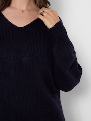 Joe Browns Black Oh So Cosy V-Neck Jumper - Image 2 of 3