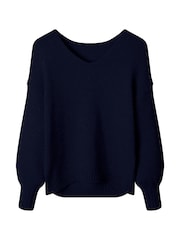 Joe Browns Black Oh So Cosy V-Neck Jumper - Image 3 of 3