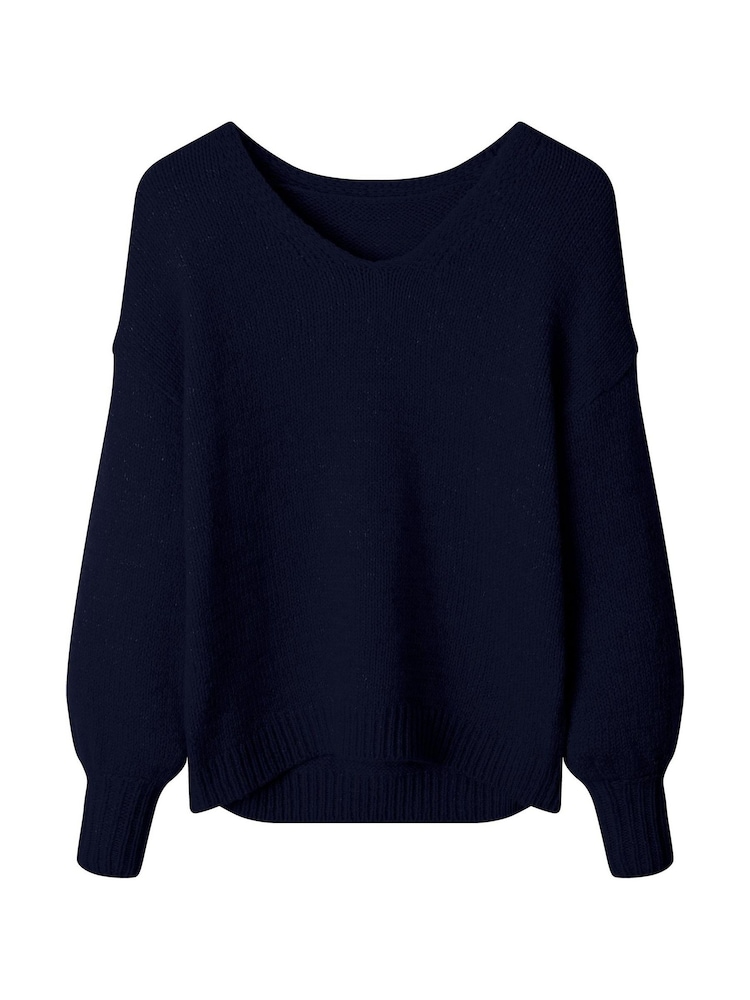 Joe Browns Black Oh So Cosy V-Neck Jumper - Image 3 of 3