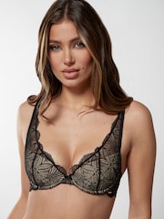 Boux Avenue Jodie Plunge Black Bra - Image 1 of 3