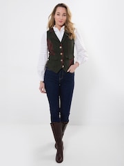 Joe Browns rubīna krāsas jauktas krāsas veste - Attēls 6 no 7