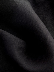 Black Linen Blend Cargo Trousers - Image 7 of 7