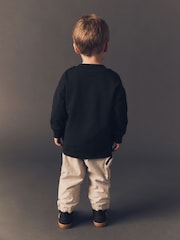 Black Print Long Sleeve Graffiti T-Shirt (3mths-7yrs) - Image 2 of 6