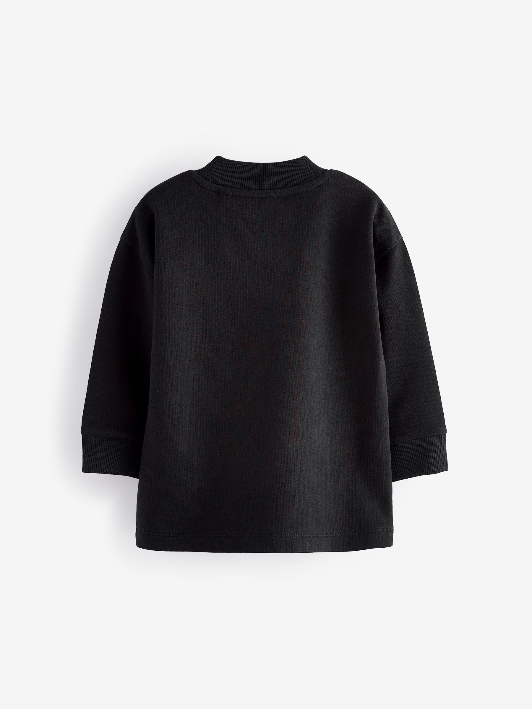 Buy Black Print Long Sleeve Graffiti 100% Cotton T-Shirt (3mths-7yrs) from  Next Luxembourg