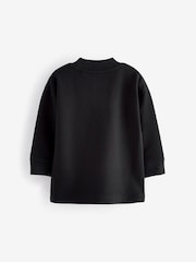 Black Print Long Sleeve Graffiti T-Shirt (3mths-7yrs) - Image 5 of 6