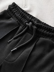 Grey/Black Quarter Zip 100% Cotton Polo and Joggers Set (3mths-7yrs) - Image 9 of 9
