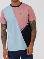Luke 1977 Pink Hewit Vintage Tape Detail T-Shirt - Image 1 of 7