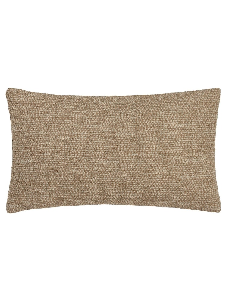 HÖEM Natural Tiona Rectangular Woven Jacquard Cushion - Image 2 of 5