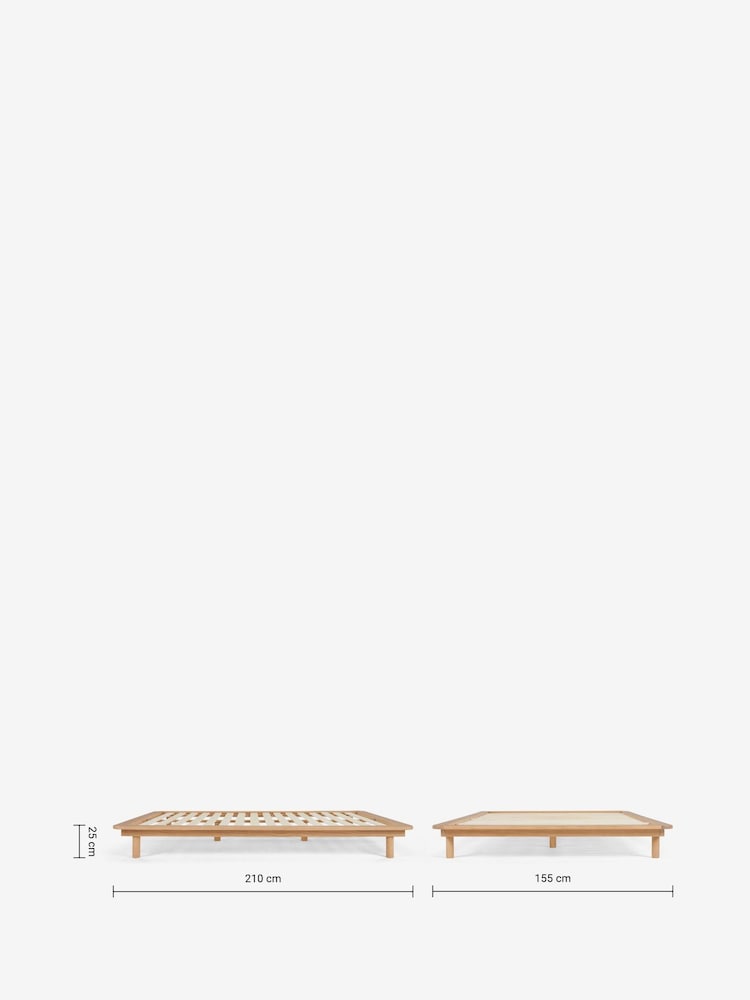 MADE.COM Oak Kano Platform Bed - Image 5 of 5