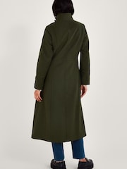 Monsoon Green Mya Military Coat - Image 2 of 4