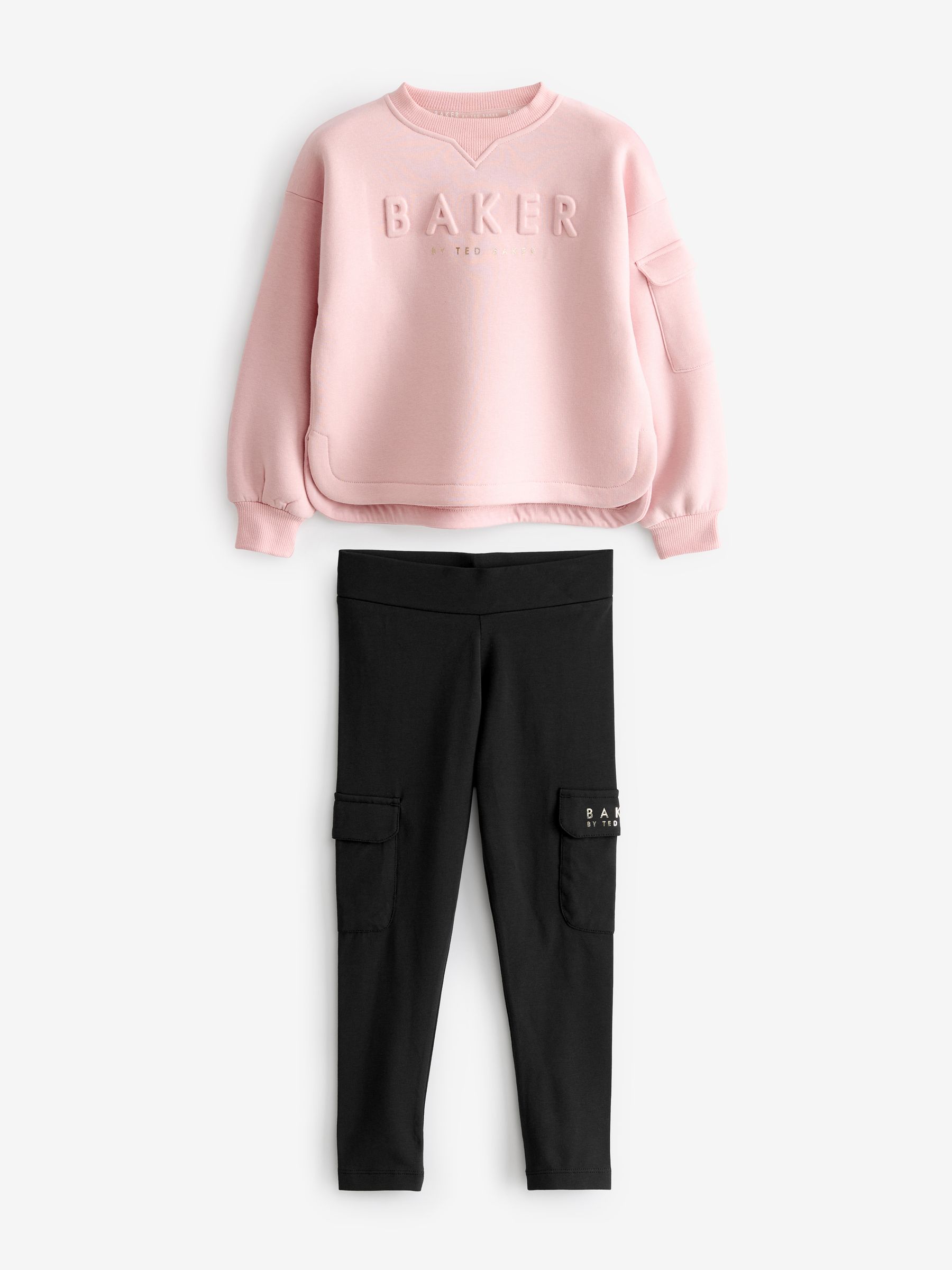 Buy Baker by Ted Baker Pink Cargo Sweater And Leggings Set from Next Luxembourg