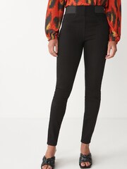 Black Sparkle Detail Lift, Slim & Shape Denim Leggings - Image 1 of 4