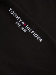 Tommy Hilfiger Black Essential Kids Long Sleeve Polo Shirt - Image 4 of 4
