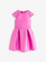Baker by Ted Baker Mesh Scuba Dress - Image 8 of 13