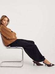 River Island Black High Rise Balloon Trousers - Image 2 of 4