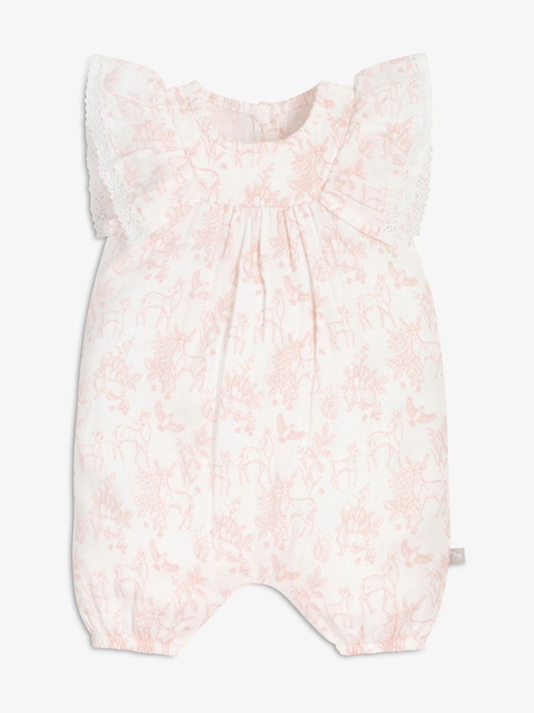 The Little Tailor Baby Muslin 100% Cotton Playsuit - Image 2 of 5