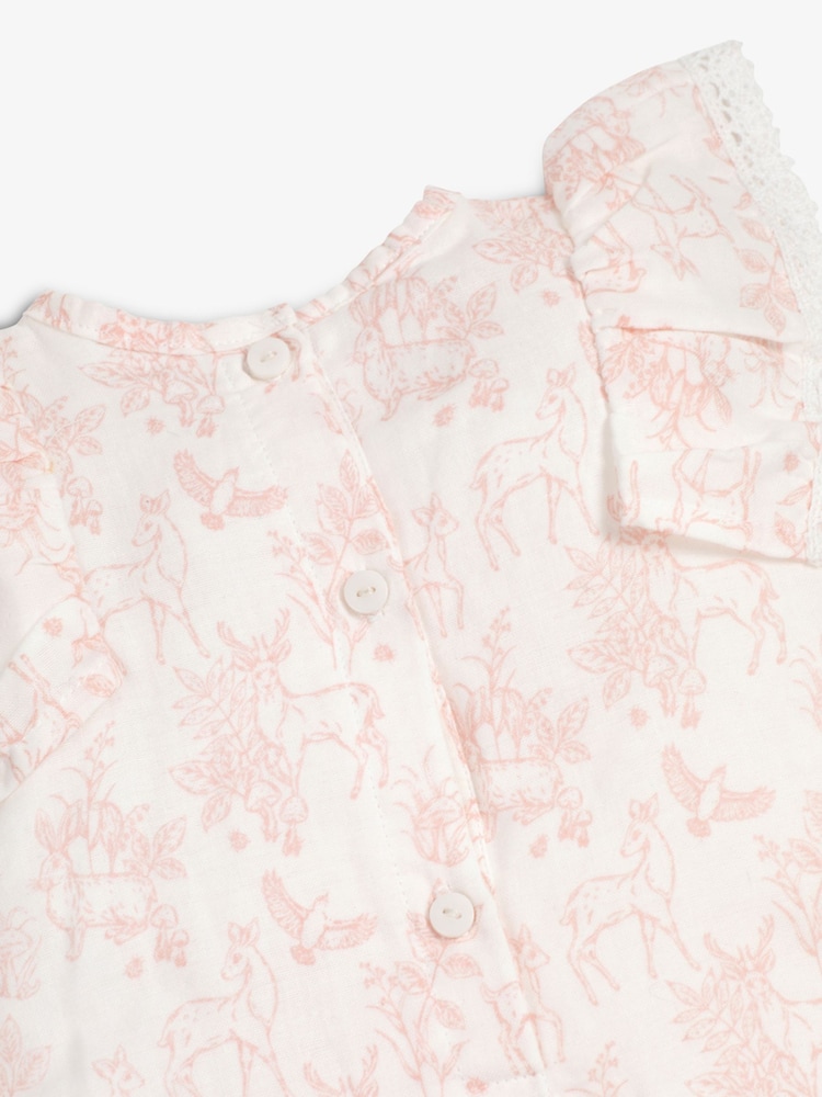 The Little Tailor Baby Muslin 100% Cotton Playsuit - Image 5 of 5
