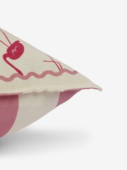 Fushsia Pink 43 x 43cm Flamingo Outdoor Cushion - Image 3 of 6