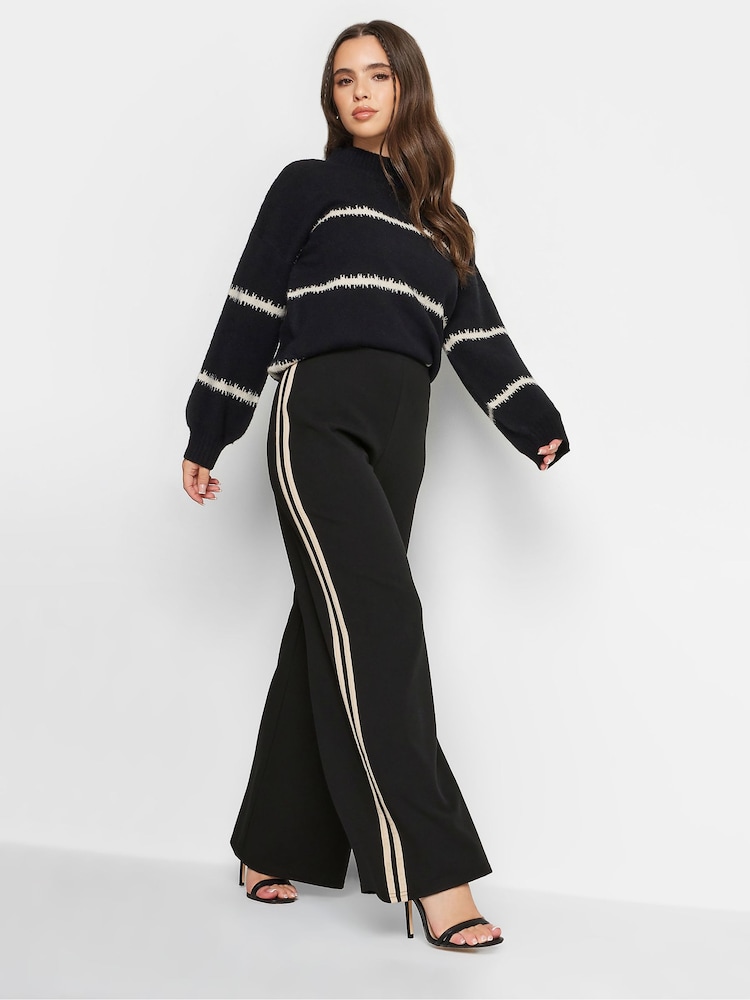 PixieGirl Petite Black Wide Leg Trousers - Image 2 of 3
