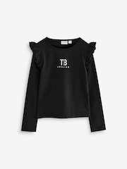 Baker by Ted Baker Multi Graphic Frill dolg rokav; z dolgimi rokavi majica 3 Pack - Slika 3 iz 7