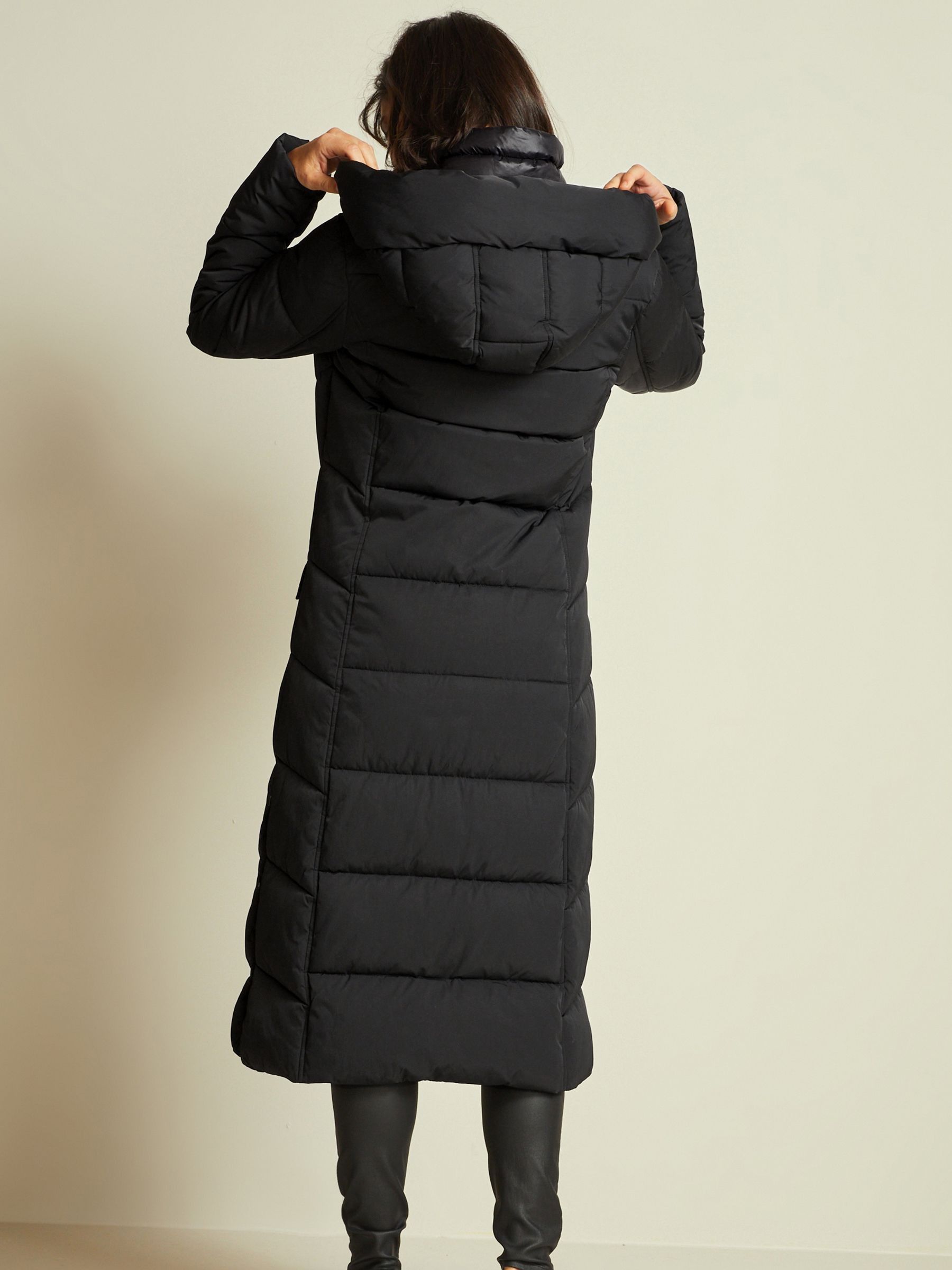 Next black padded coat discount