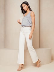 Lipsy Blue Hotfix Scoop Neck Vest - Image 3 of 4