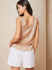 Lipsy Pink Hotfix Scoop Neck Vest - Image 2 of 4