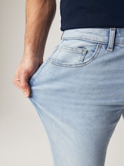 Blue Pale Slim Fit Classic Stretch Jeans - Image 8 of 13