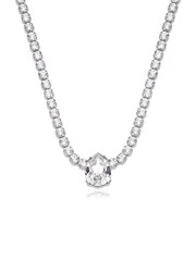 Beaverbrooks Silver Pear Cubic Zirconia Collarette - Image 1 of 2