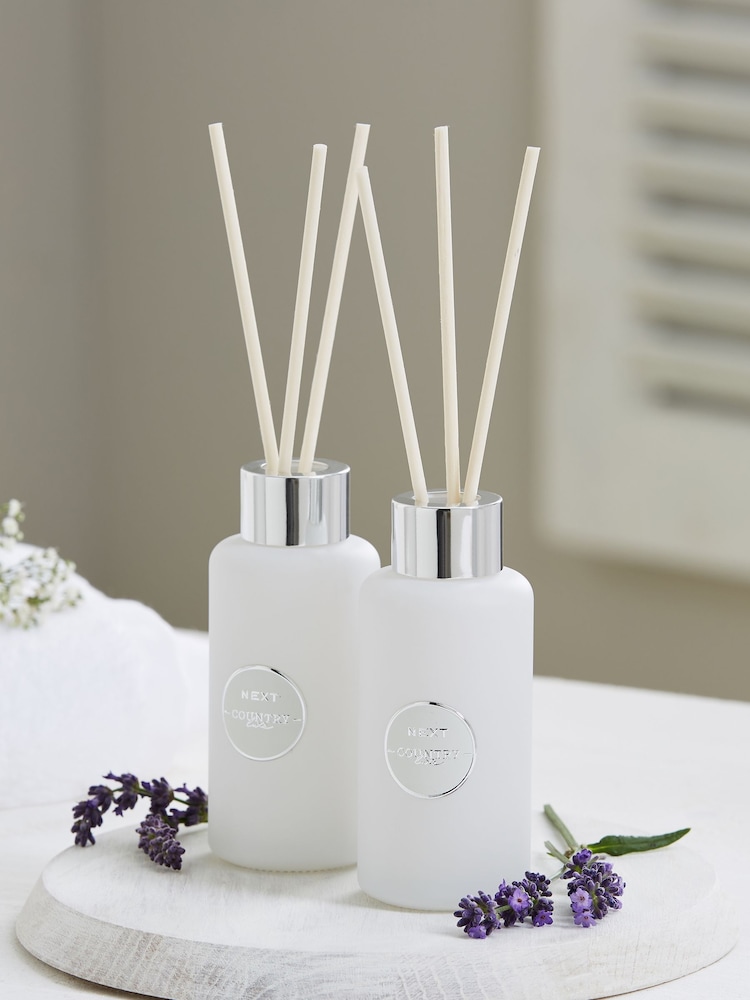 Country Luxe Spa Retreat Lavender & Geranium Fragranced Reed Set Of Diffuser - Image 1 of 4