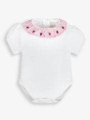 Белый, отделка "клубника" - JoJo Maman Bébé Bodysuit - Изображение 1 из 2