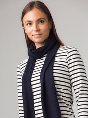 Pure Luxuries London Blue Cambridge Cashmere Scarf - Image 1 of 3