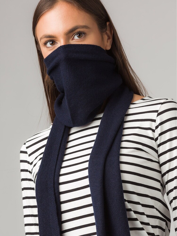 Pure Luxuries London Blue Cambridge Cashmere Scarf - Image 2 of 3