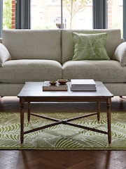 Nina Campbell Dark Oak Tedworth Coffee Table - Image 1 of 6