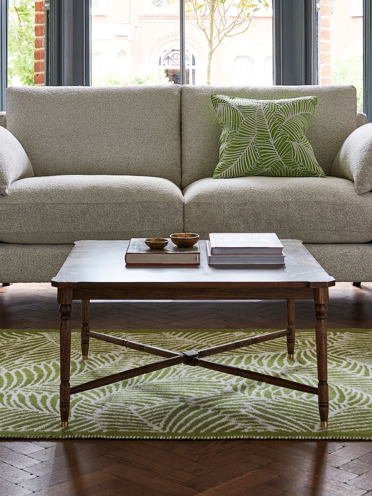 Nina Campbell Dark Oak Tedworth Coffee Table - Image 1 of 6