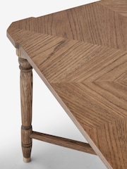 Nina Campbell Dark Oak Tedworth Coffee Table - Image 4 of 6